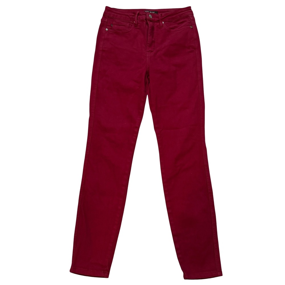 Judy Blue Burgundy Red High Rise Skinny Jeans JB88760 C Womens Size 7/28